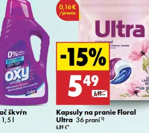 Floral Ultra kapsuly na pranie