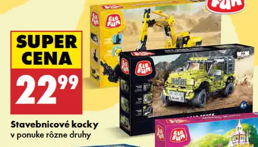 Elefun stavebnicové kocky