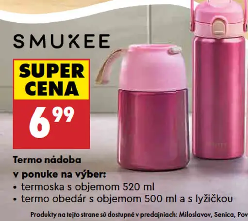 Smukee termo nádoba termoska