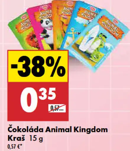 Kraš Čokoláda Animal Kingdom