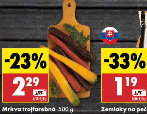Mrkva trojfarebná
