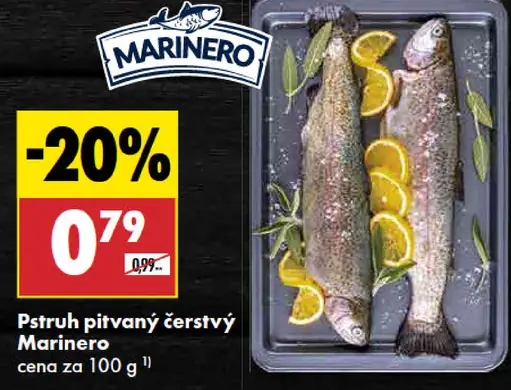 Pstruh pitvaný čerstvý