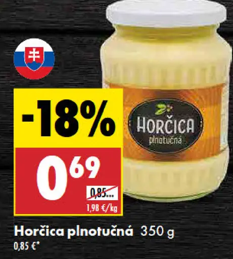 Plnotučná horčica