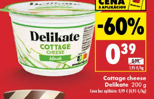 Delikate Cottage Cheese klasik