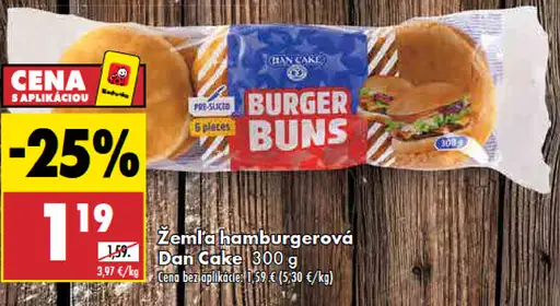 Dan Cake hamburgerové žemle
