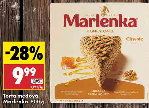 Marlenka medová torta classic