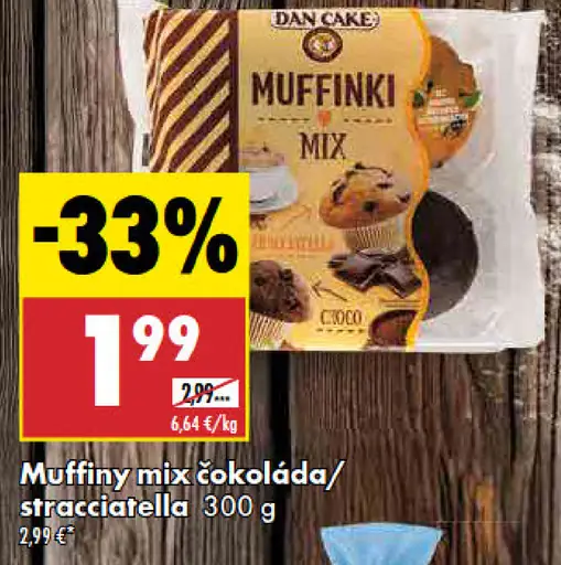 Dan Cake muffiny mix čokoláda stracciatella