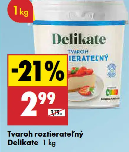 Delikate Tvaroh roztierateľný