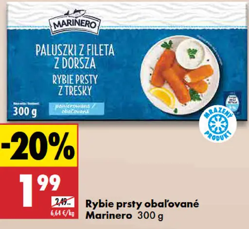 Rybíe prsty obaľované Marinero