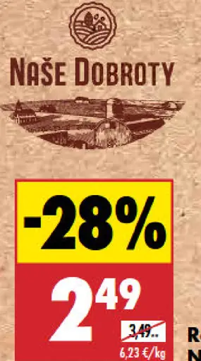 Naše dobroty rolka de volaille