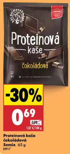 Semix Proteínová kaša čokoládová