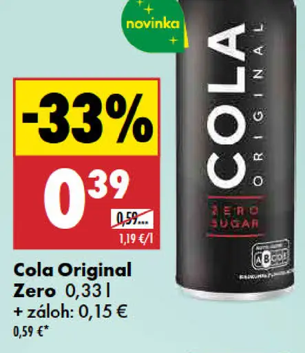 Cola Original Zero