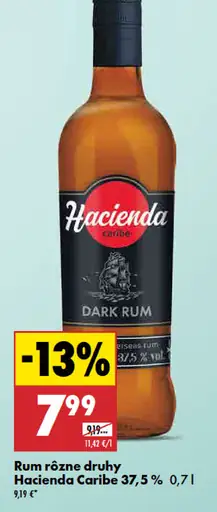 Rum Hacienda Caribe Dark