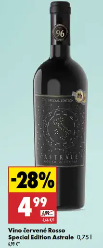 Astrale Rosso Special Edition víno červené