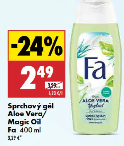 Sprchový gél Aloe Vera/Magic Oil