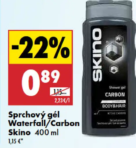 Sprchový gél Waterfall/Carbon Body & Hair