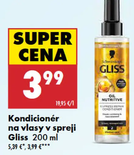 Kondicionér na vlasy v spreji Oil Nutritive