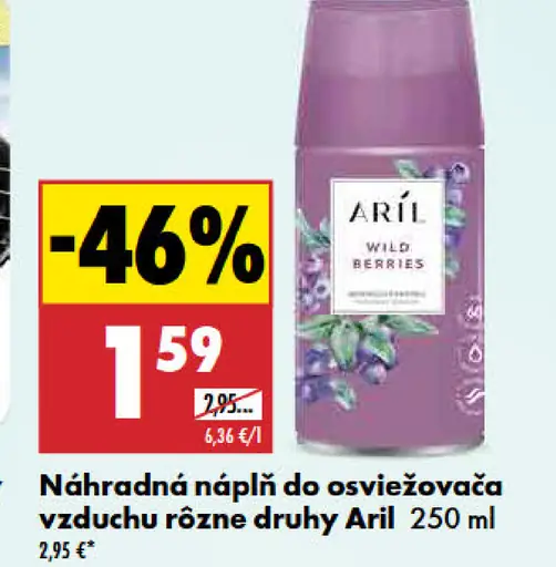 Aril náhradná náplň do osviežovača vzduchu wild berries