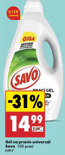 Savo Gél na pranie Univerzál
