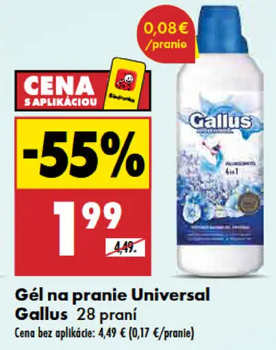 Gallus Universal gél na pranie