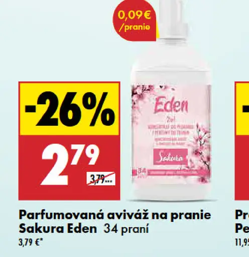Eden parfumovaná aviváž na pranie Sakura