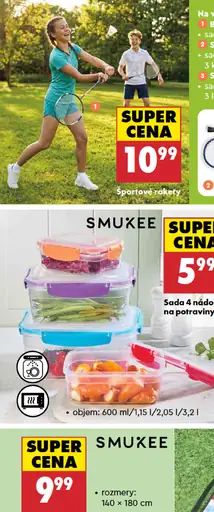 Go Active športové rakety – bedmintonový set / speedmintonový set / set na stolný tenis