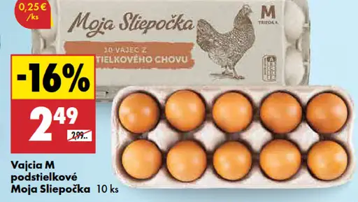 Moja Slepôčka Vajcia M podstielkové