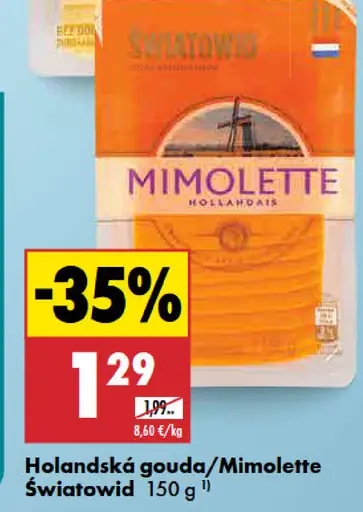 Światowid Mimolette plátky