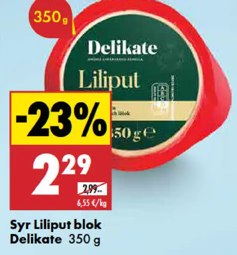 Delikate Syr liliput blok