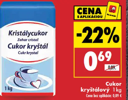Kristálycukor kryštálový cukor