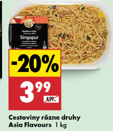 Asia Flavours Cestoviny rôzne druhy