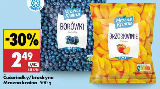 Mrožna Kraina čučoriedky