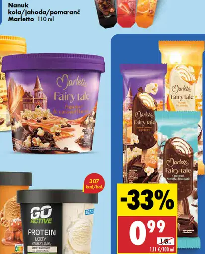 Marletto Fairy tale zmrzlina rodinné balenie