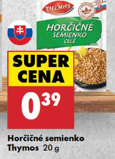 Thymos Horčičné semienko celé
