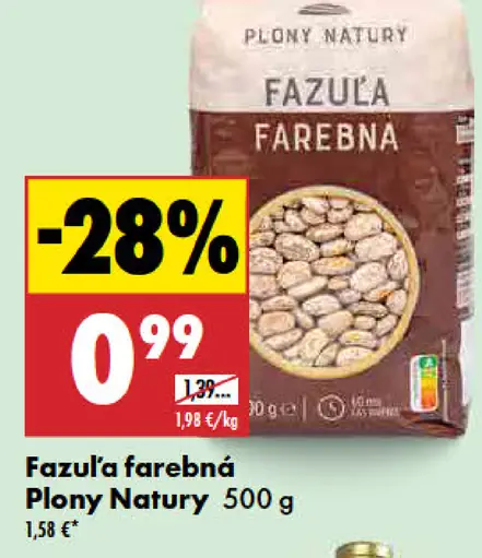 Plony Natury Fazuľa farebná