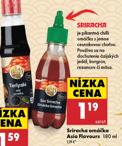 Asia Flavours omáčka Sriracha