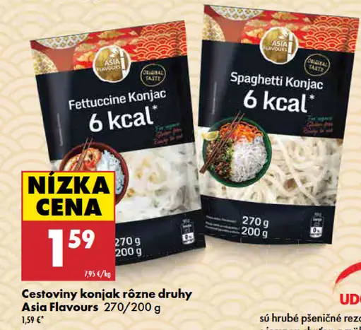 Asia Flavours cestoviny konjak rôzne druhy