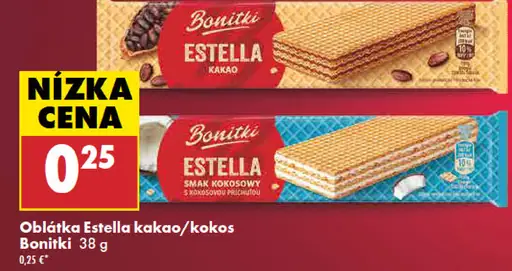 Bonitki Estella oblátka kakao