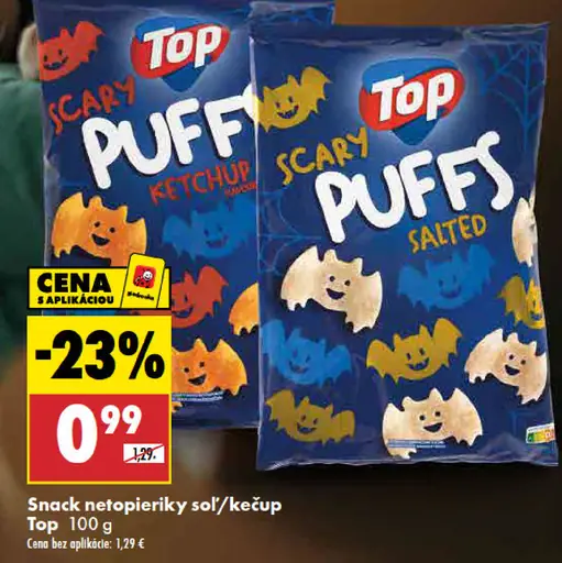 Top Scary Puffs netopieriky kečup