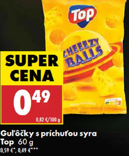 Top Guľôčky s príchuťou syra