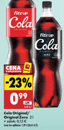 Fizz Up Cola Original/Zero