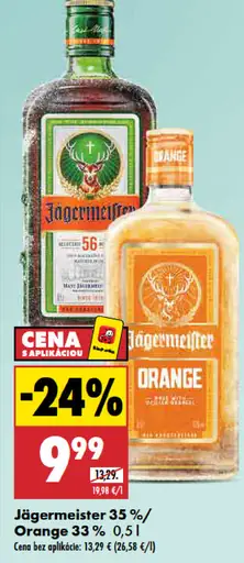 Jägermeister Orange bylinný likér pomaranč