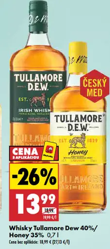 Tullamore Dew írska whiskey