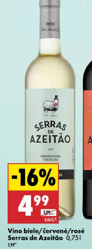 Serras de Azeitão víno biele/rosé