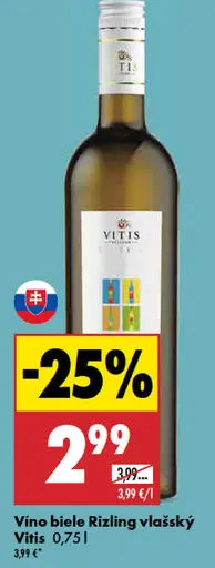 Rizling Vlašský víno biele