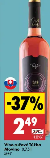 Túžba Movino Vino ružové