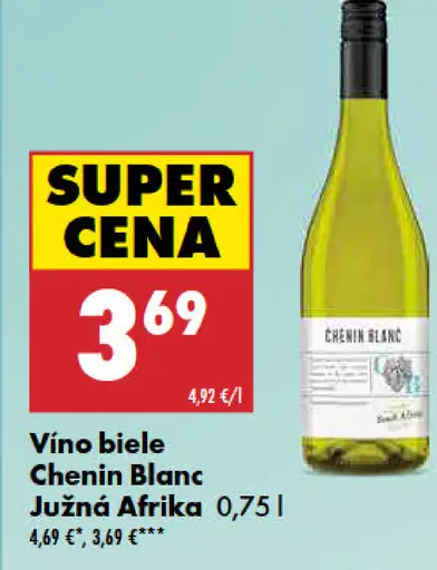 Chenin Blanc Južná Afrika víno biele