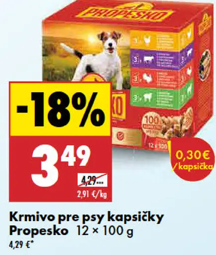 Propesko kapsičky pre psy