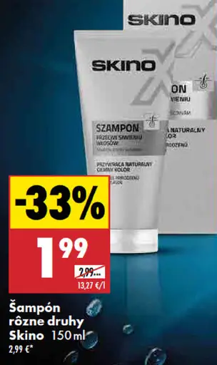 Skino šampón rôzne druhy