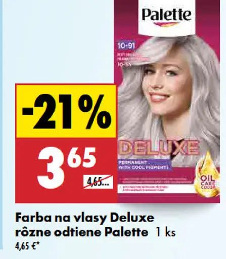 Palette Farba na vlasy Deluxe